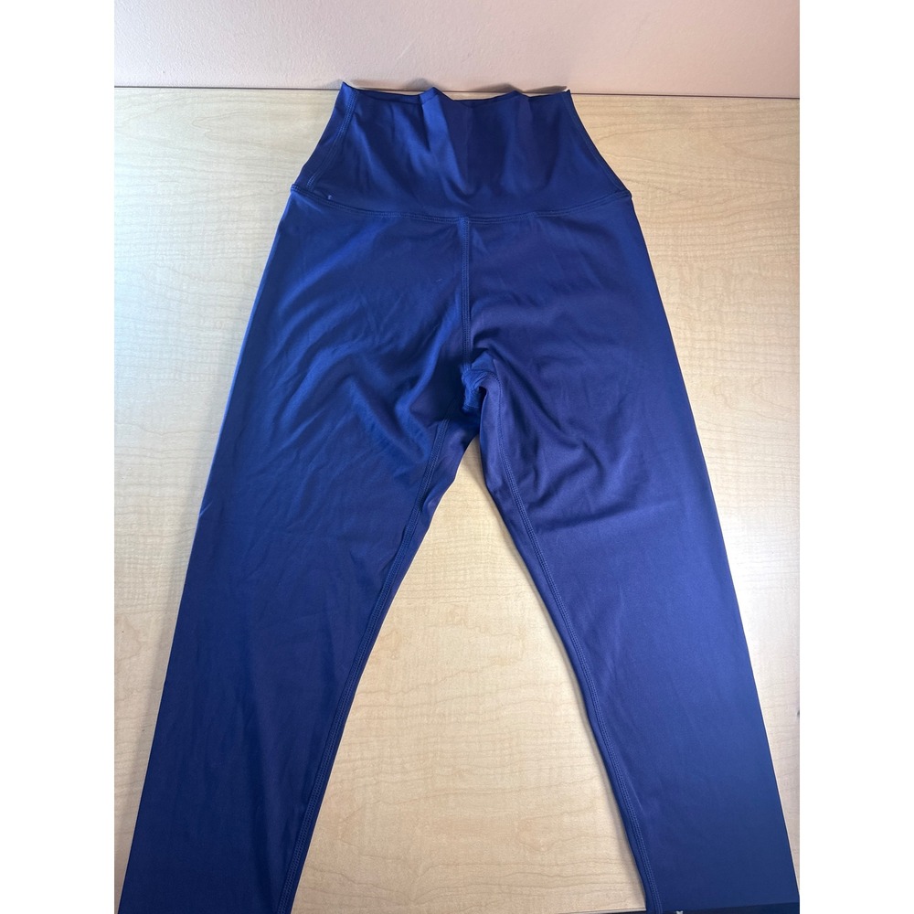 Uncia Active Girls Navy Blue High Waisted Athletic Leggings XS Gymnastics Dance